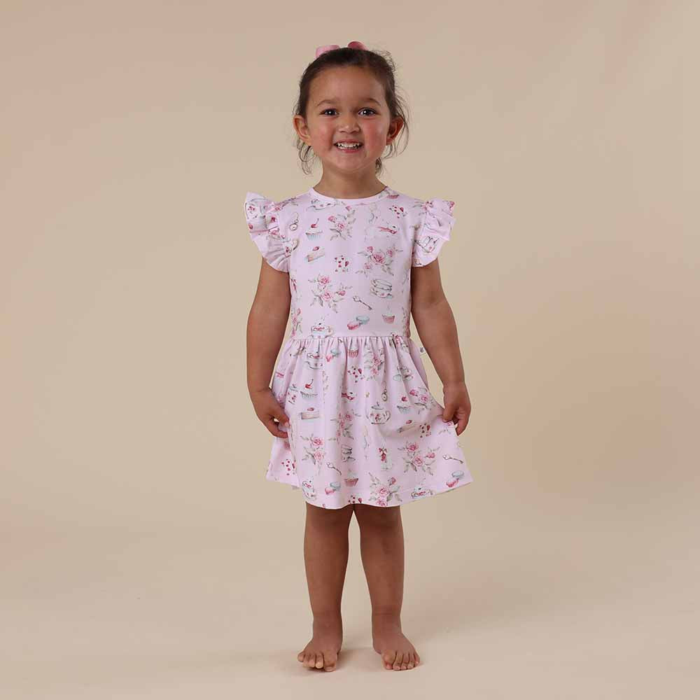 Alice`s Tea Party Short Sleeve Dress