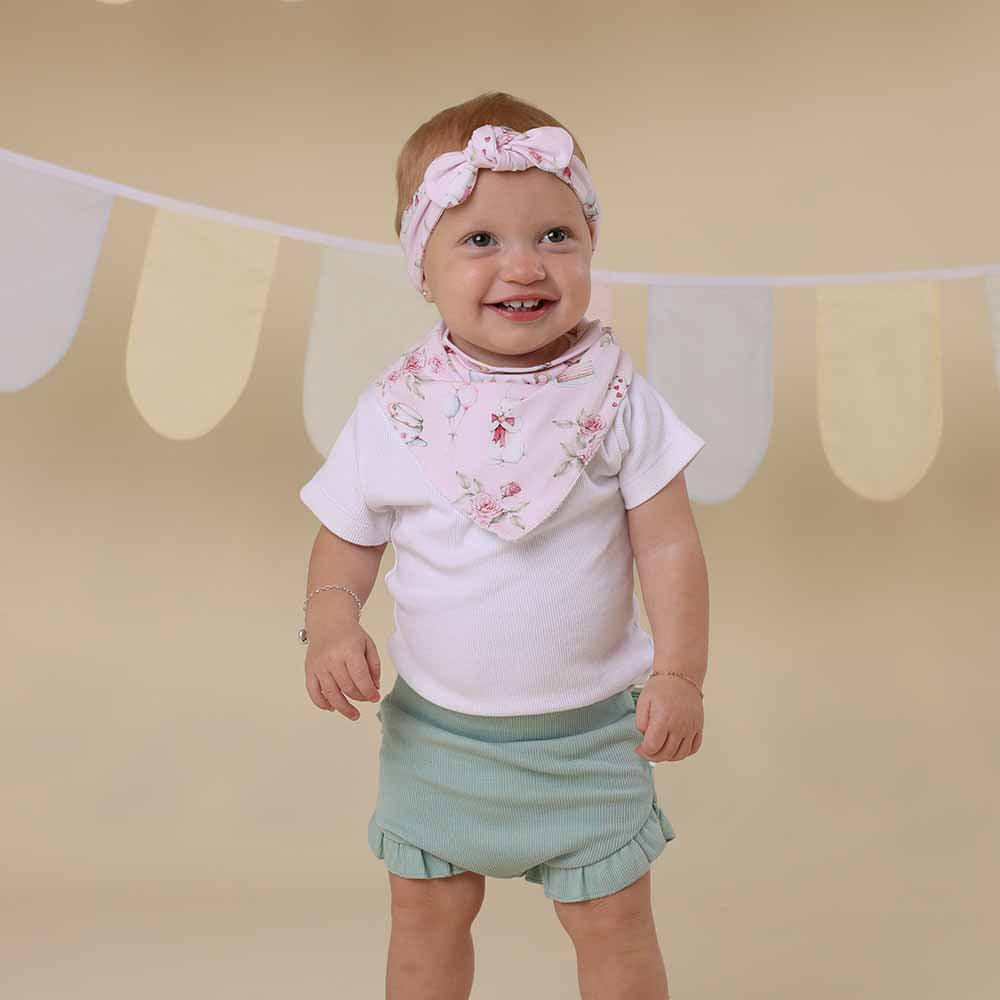 Alice`s Tea Party Dribble Bib