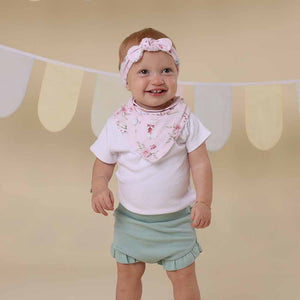 Alice`s Tea Party Dribble Bib