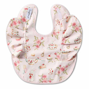 Alice`s Tea Party Snuggle Bib