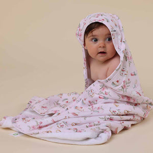 Alice`s Tea Party Hooded Towel