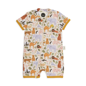 Animal Kingdom Short Sleeve Swimsuit