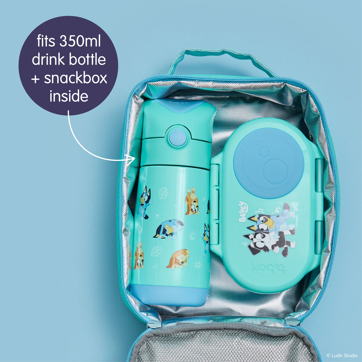 Insulated Drink Bottle 350ml (Bluey S2)