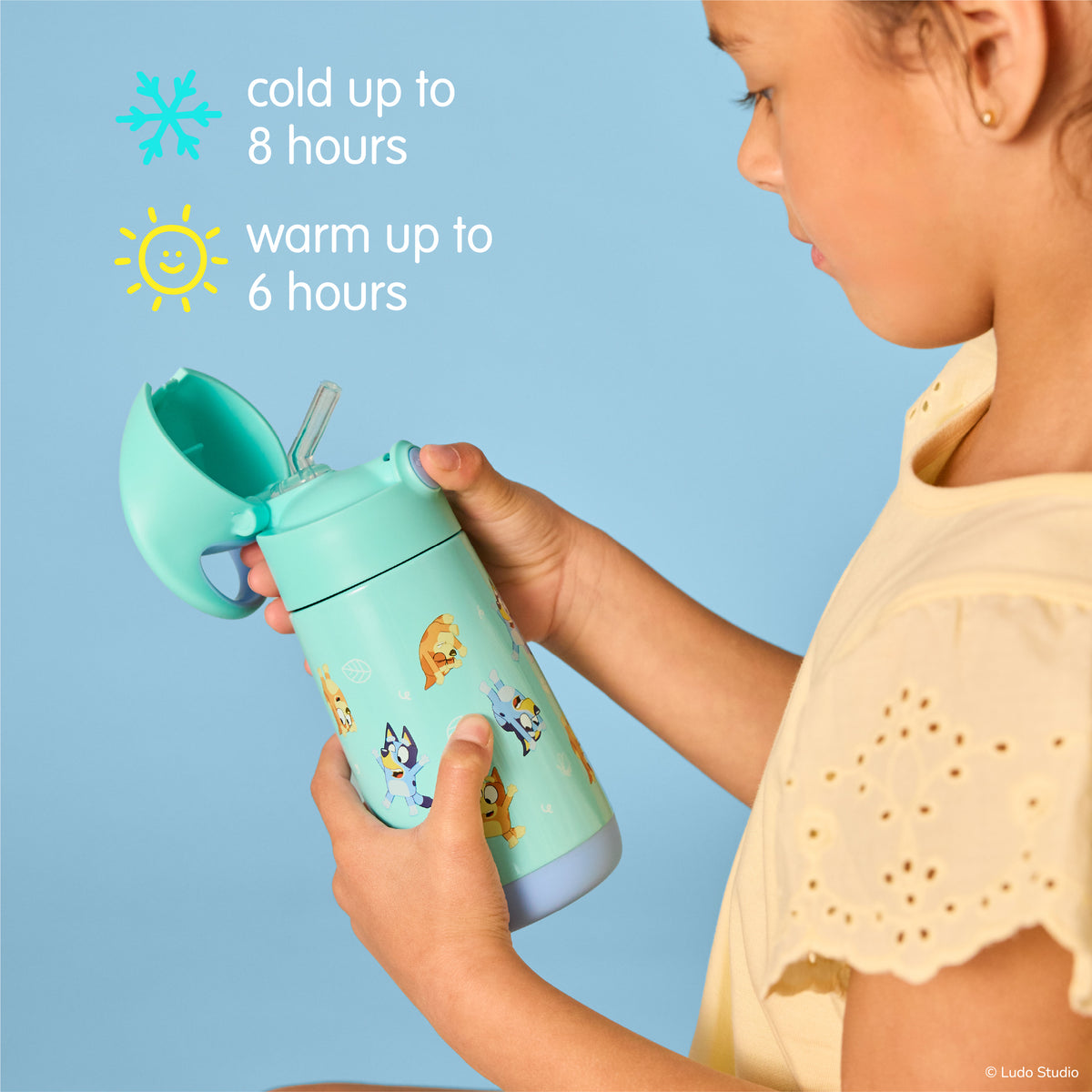 Insulated Drink Bottle 350ml (Bluey S2)