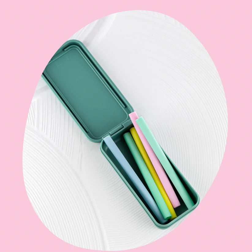 Silicone Straw Set