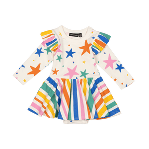 STARS & STRIPES BABY WAISTED DRESS