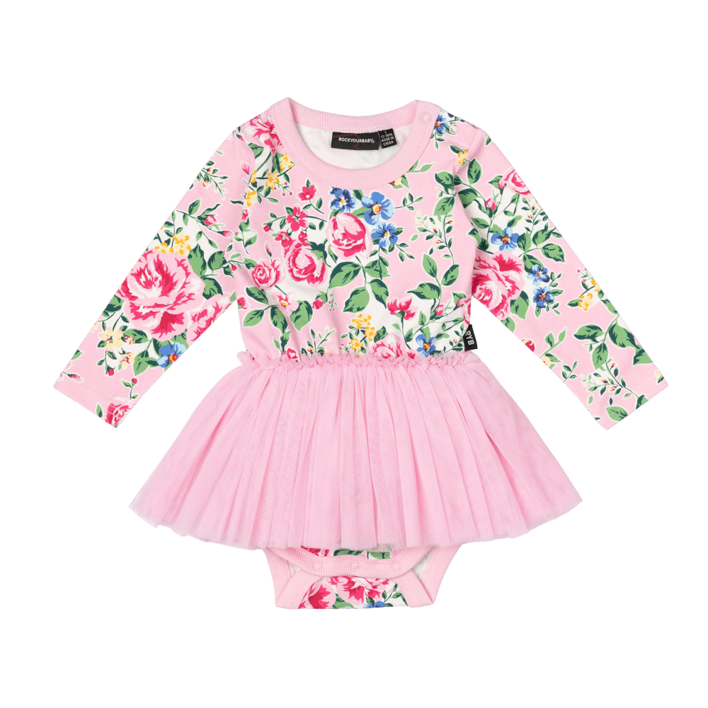 PINK GARDEN BABY CIRCUS DRESS