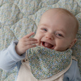 Liberty Bandana Bib (Lawn/Baby Blue)