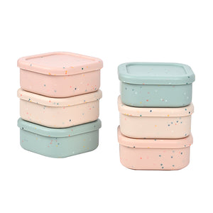 Square Speckled Bento Box (3 Colours)