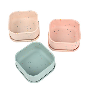 Square Speckled Bento Box (3 Colours)