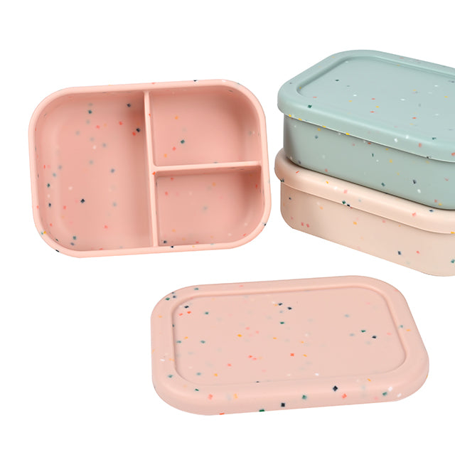 Rectangle Speckled Bento Box (3 Colours)