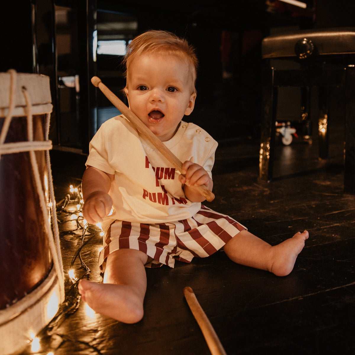 Baby Joe Shorts (Candy Cane)