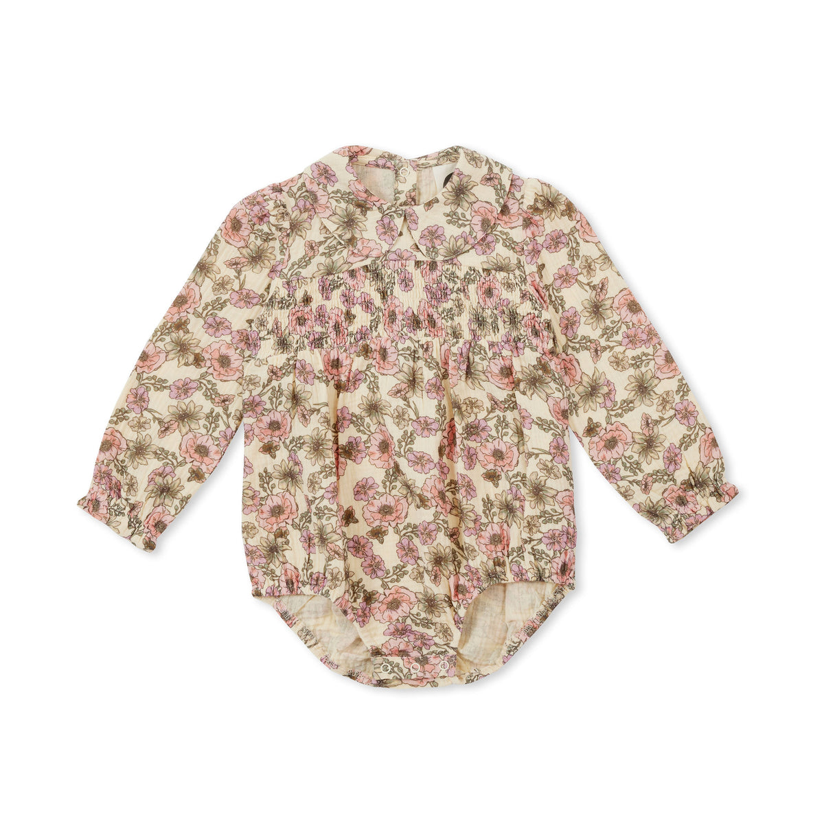 Buttercup Baby Collared Romper