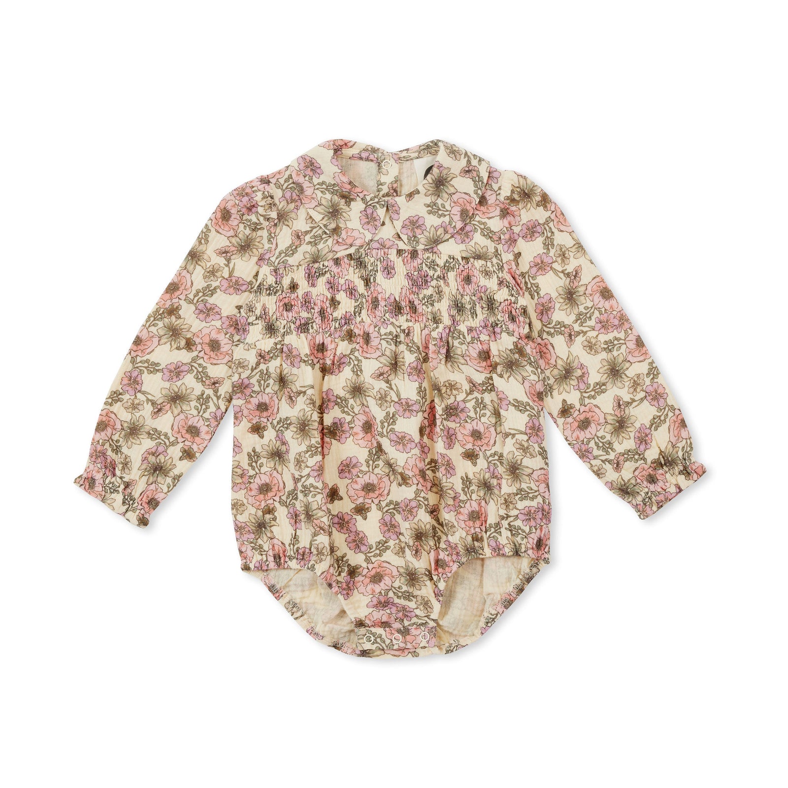 Buttercup Baby Collared Romper