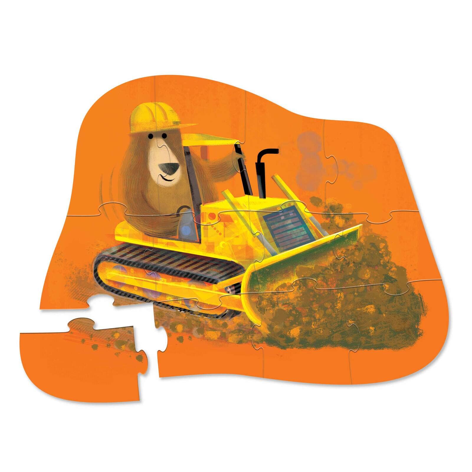 Mini Puzzle 12 Piece - Go Mister Bear