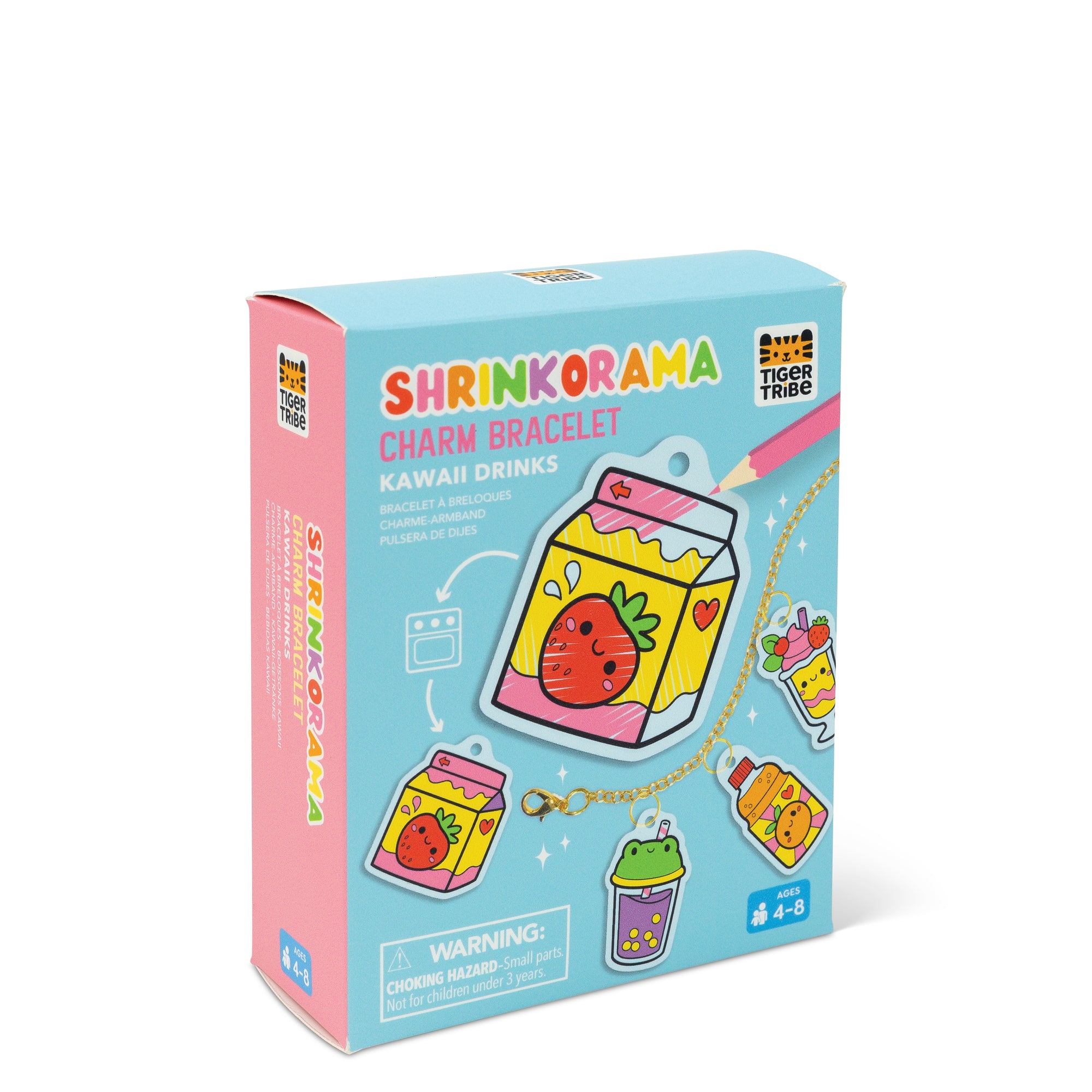 Shrinkorama -Charm Bracelet Kawaii Drinks