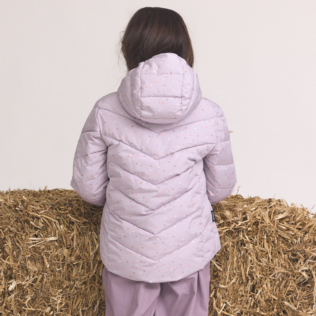Eco Puffer (Heather Dots)