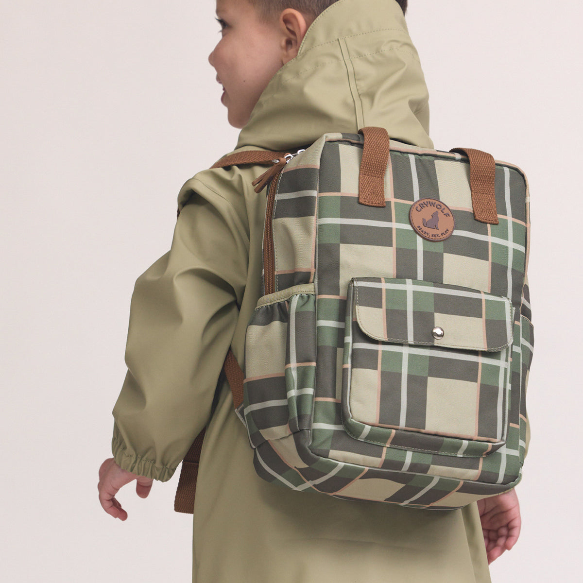 Mini Backpack (Field Plaid)