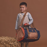 Packable Duffle (Ash Colourblock)