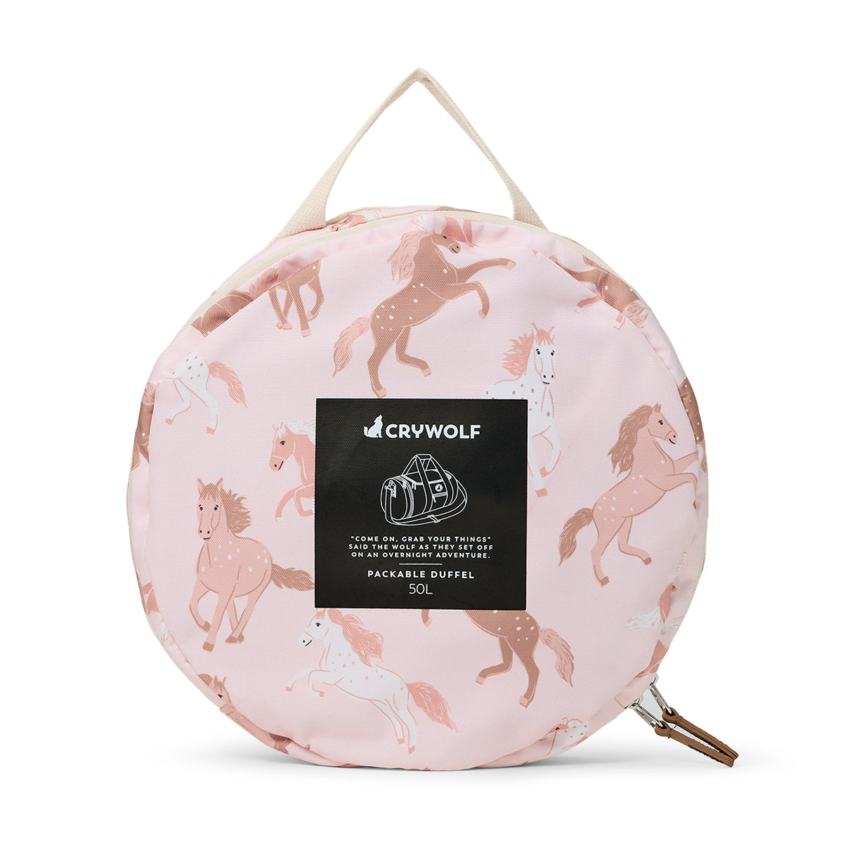 Packable Duffle (Blush Ponies)