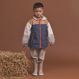 Packable Jacket (Ash Colourblock)