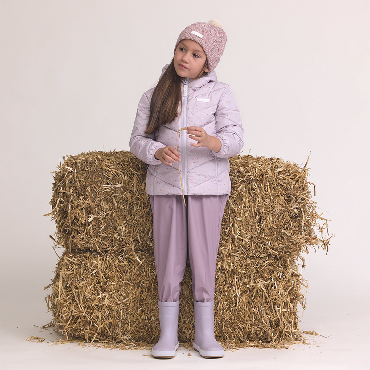 Pom Pom Beanie (Heather Speckle)