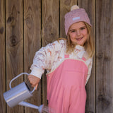 Pom Pom Beanie (Heather Speckle)