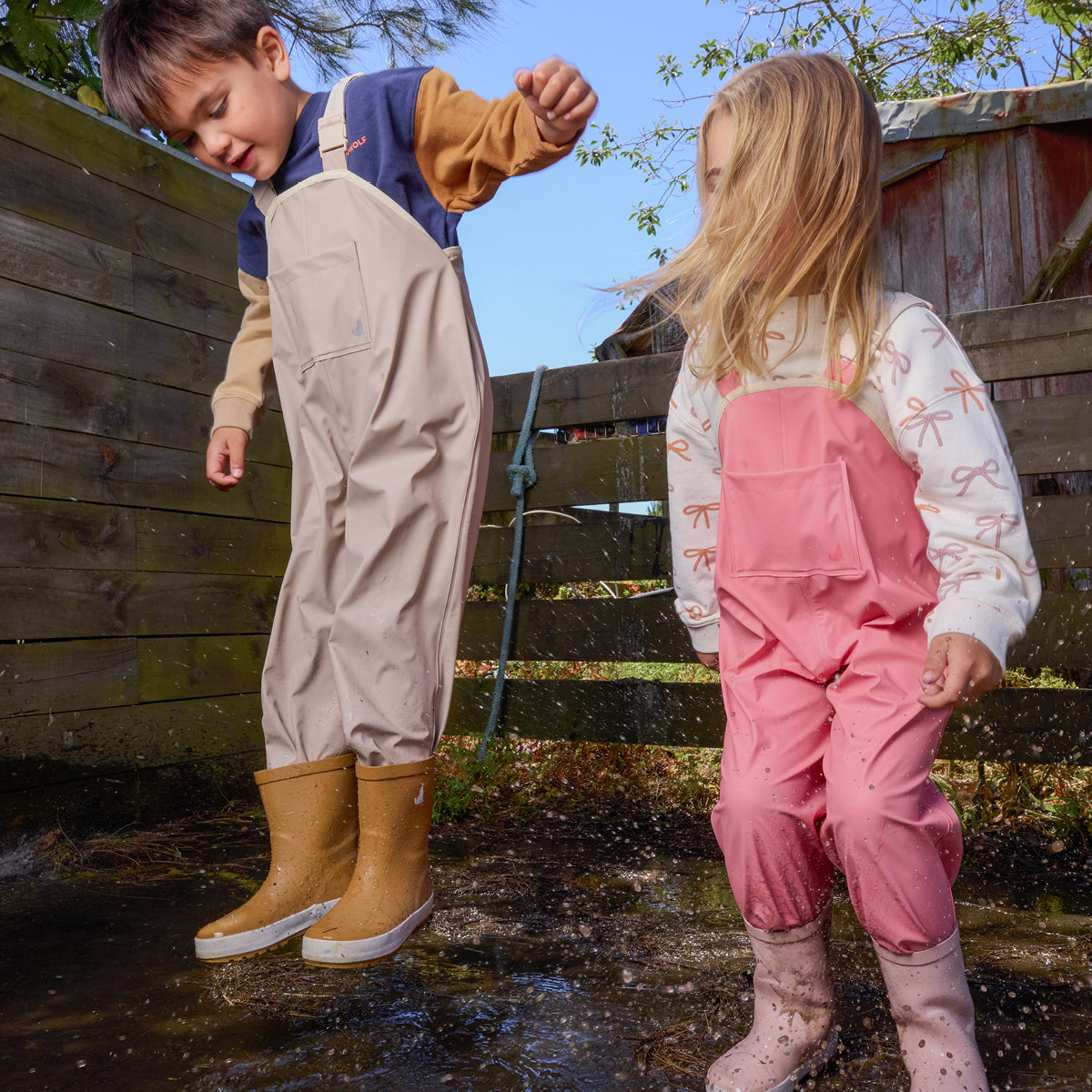 Rain Overalls (Rose)