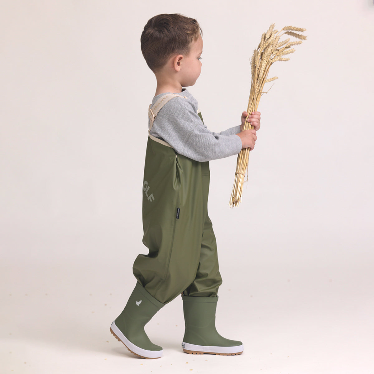 Rain Overalls (Olive)