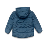 Reversible Eco-Puffer (Blue Plaid)
