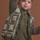 Reversible Eco-Vest (Field Plaid)