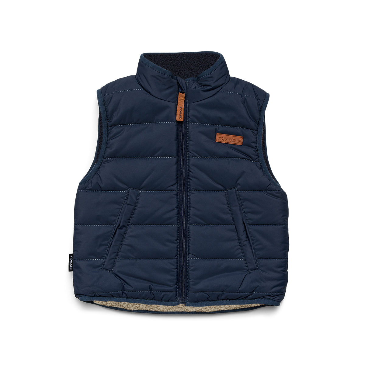 Reversible Yeti Vest (Ash Colourblock)