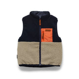 Reversible Yeti Vest (Ash Colourblock)