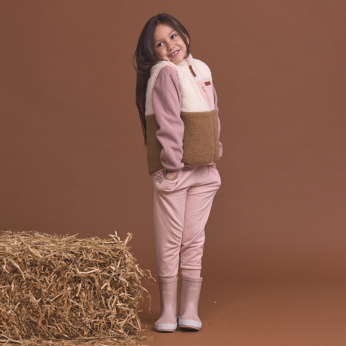 Reversible Yeti Vest (Harvest Colourblock)