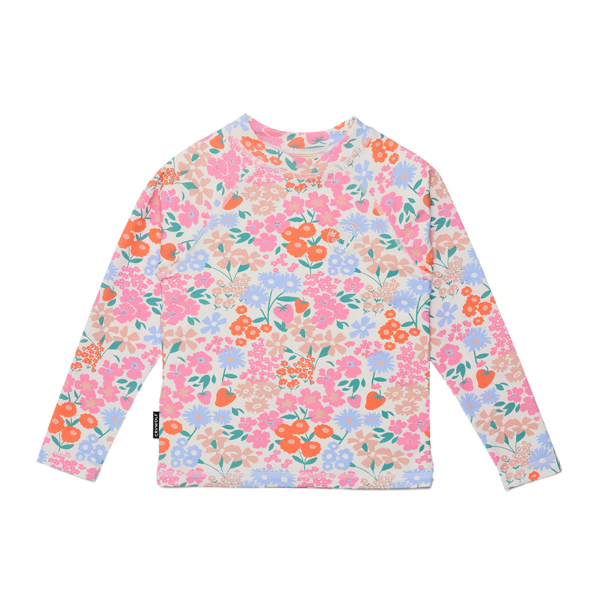 Long Sleeve Rash Vest (Berry Garden)