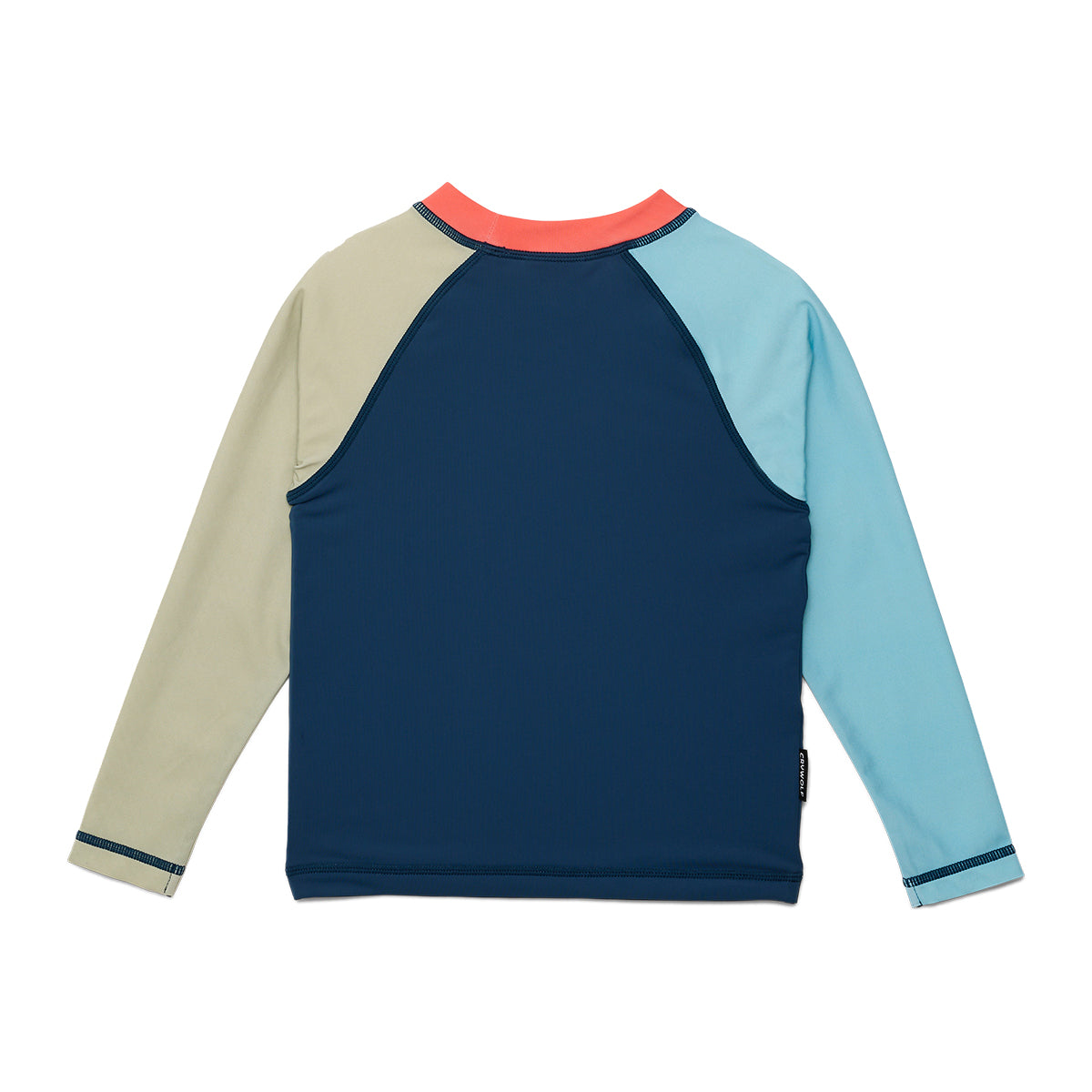 Long Sleeve Rash Vest (Ocean Colourblock)