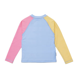 Long Sleeve Rash Vest (Pop Colourblock)