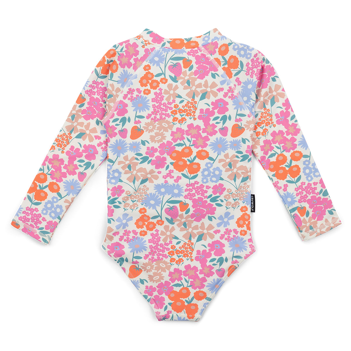 Long Sleeve Swimsuit (Berry Garden)
