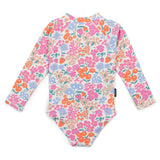 Long Sleeve Swimsuit (Berry Garden)