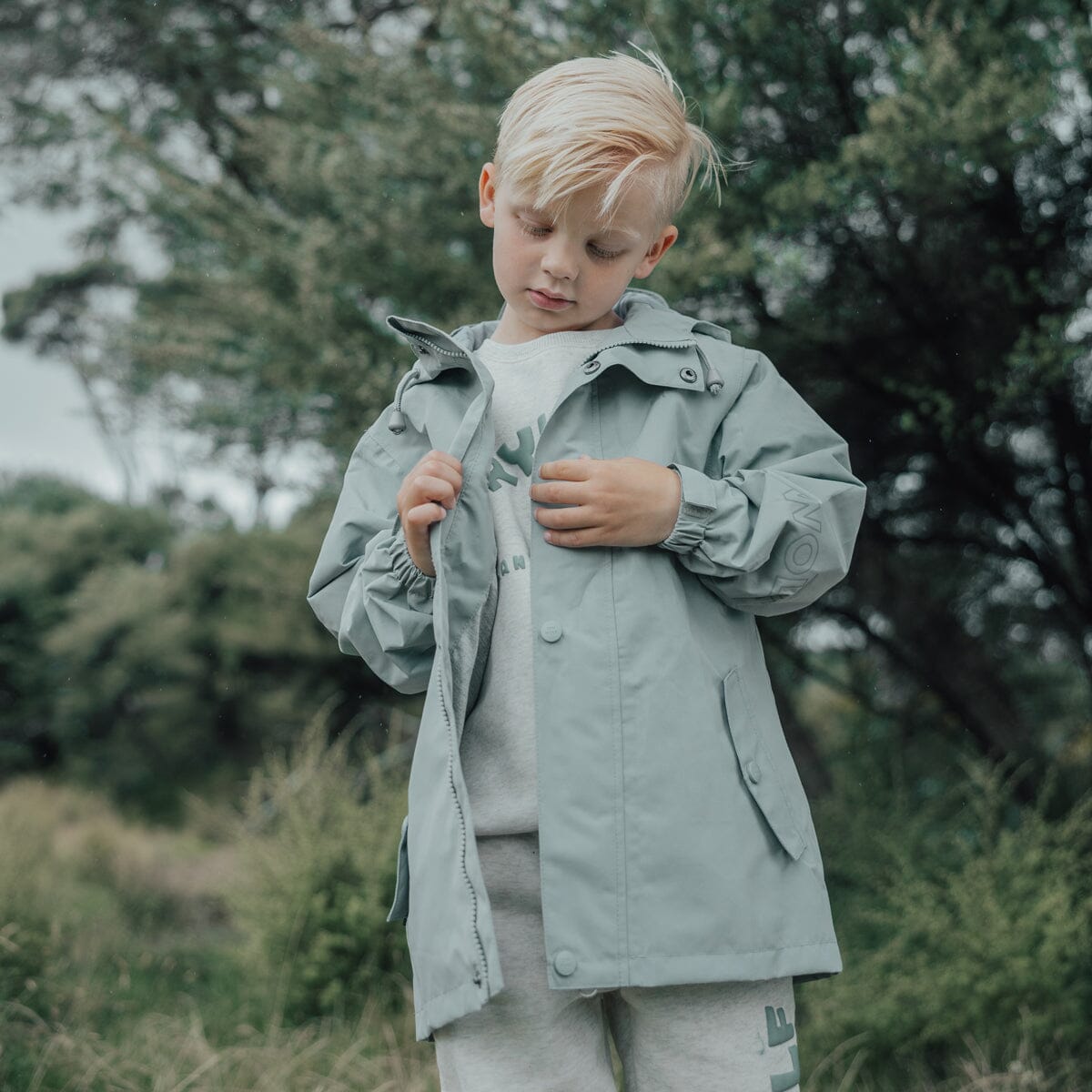 Magic Jacket (Moss Rain Drops)