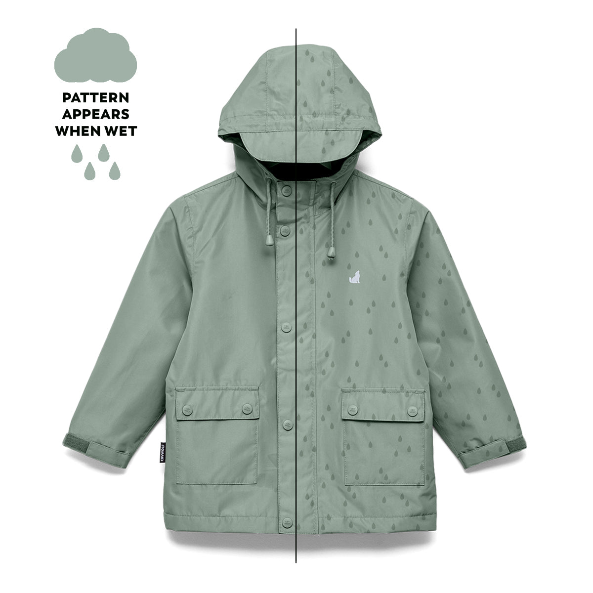 Magic Jacket (Moss Rain Drops)