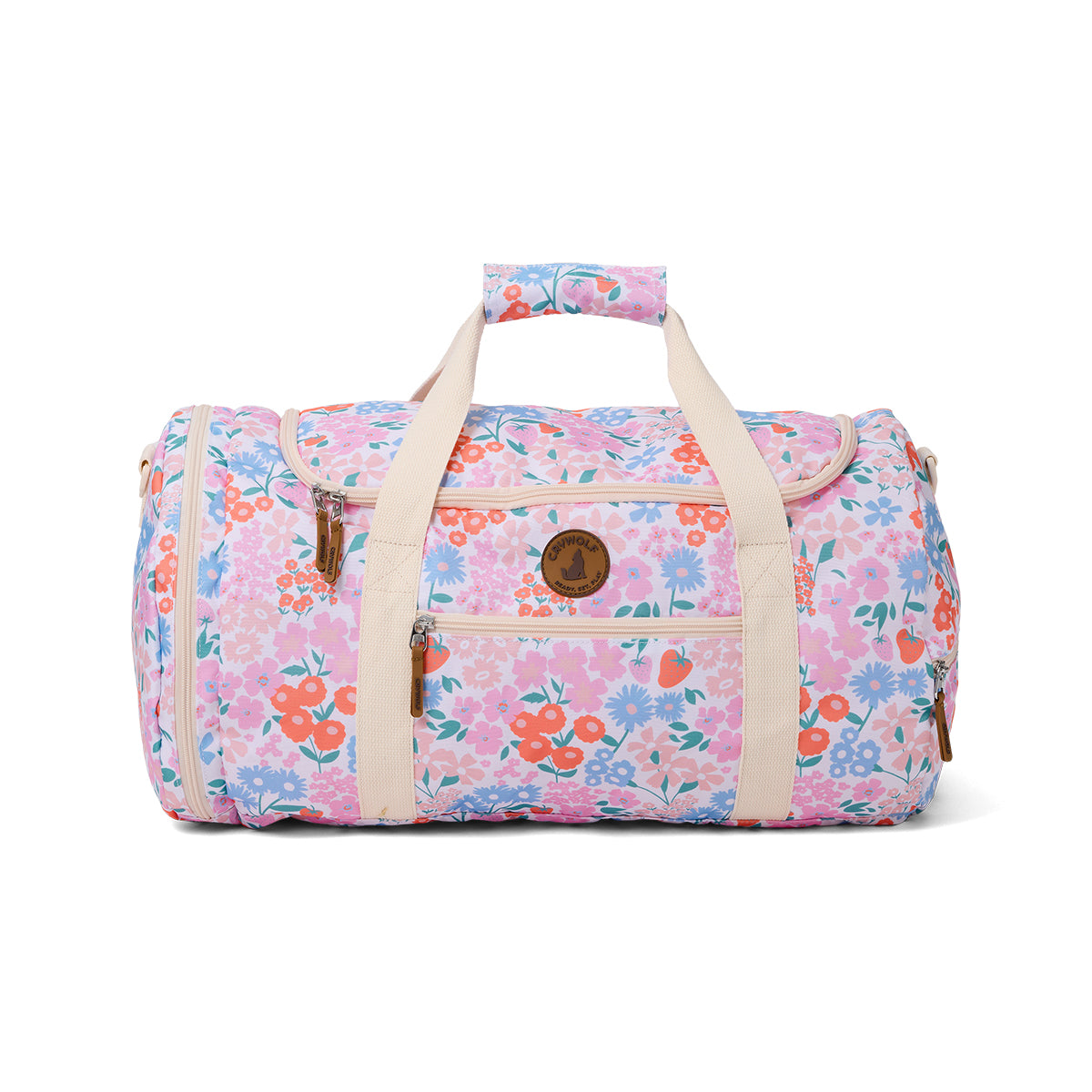 Packable Duffle Bag (Berry Garden)