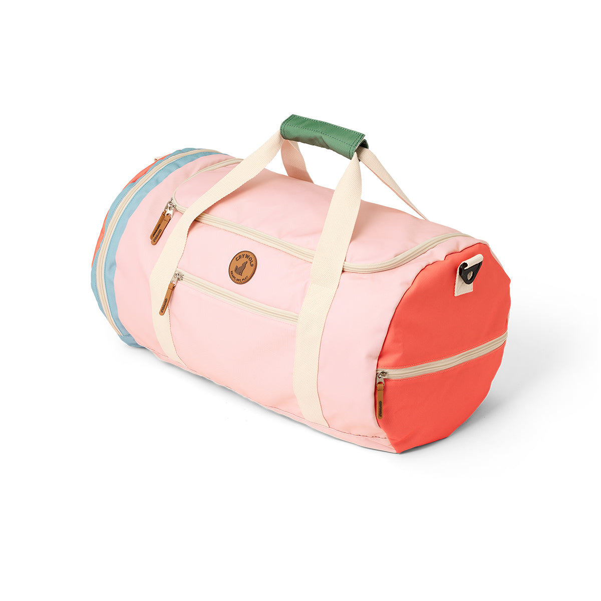Packable Duffel Bag (Sunset Colour Block)