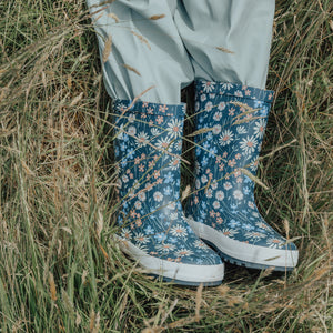 Rain Boots (Winter Floral)