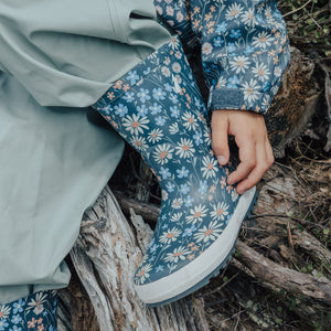 Rain Boots (Winter Floral)