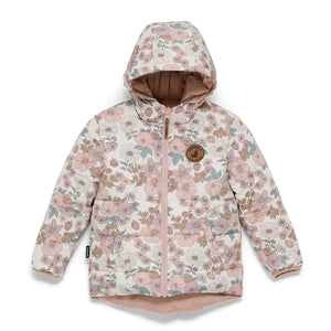 Reversible Eco-Puffer (Daisy Floral)