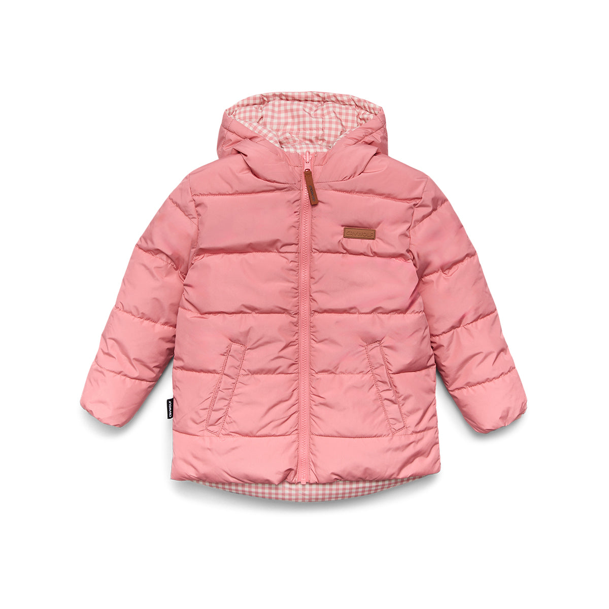 Reversible Eco-Puffer (Rose Gingham)