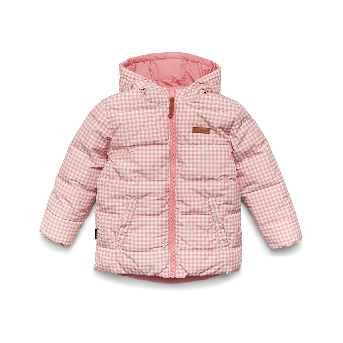 Reversible Eco-Puffer (Rose Gingham)