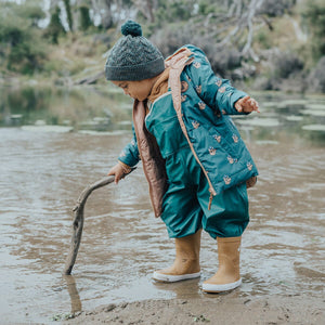 Reversible Eco Puffer (Tan Wolf)