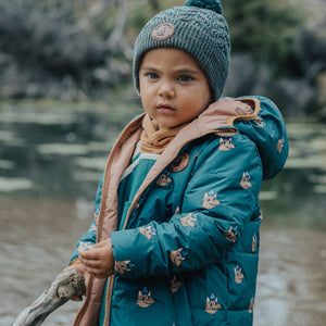 Reversible Eco Puffer (Tan Wolf)